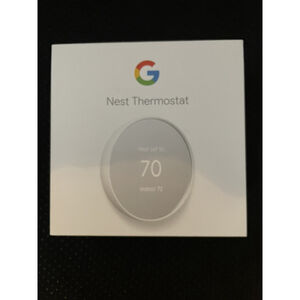 Google Nest Thermostat E Open Box Works w/ Most 24V Systems White